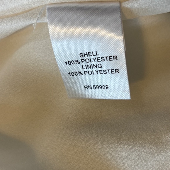 Chelsea And Violet Satin toasted ivory Wide Leg Draw String Pants - Picture 5 of 8